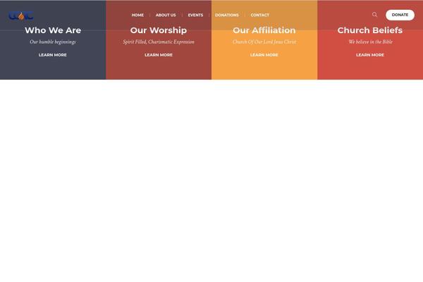 My-religion-child theme site design template sample