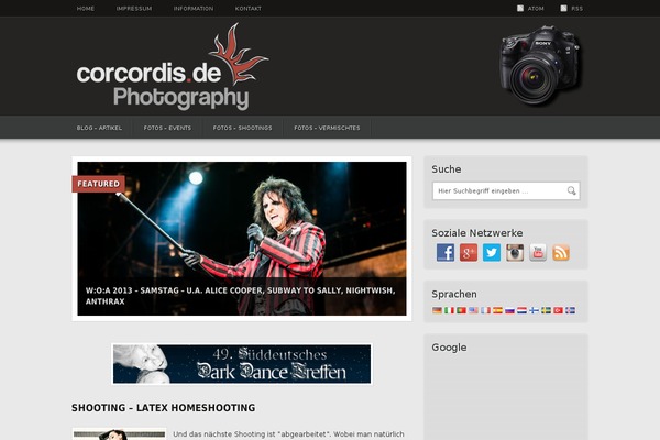 Obscure theme site design template sample