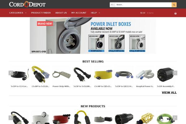 Site using Storefront-powerpack plugin