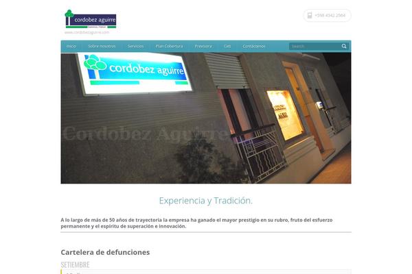 cordobezaguirre.com site used Cordobez