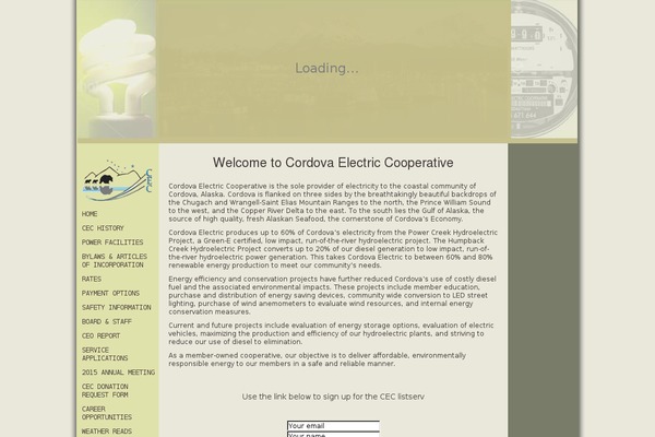 cordovaelectric.com site used Cec