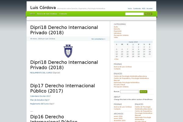 Cordobo Green Park 2 theme site design template sample