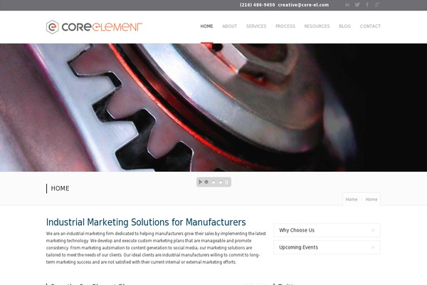 Olympus theme site design template sample