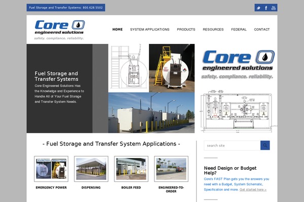 Coherence theme site design template sample