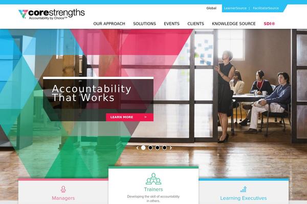 corestrengths theme websites examples