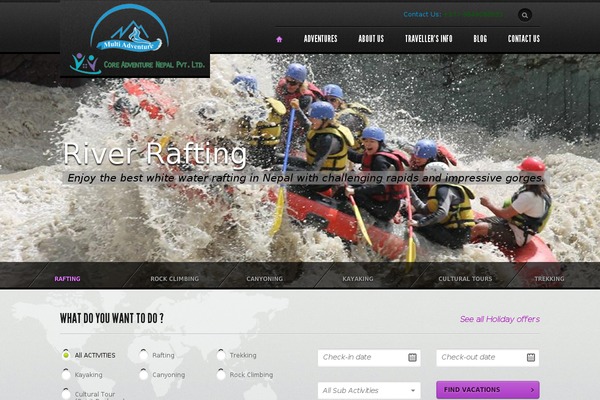 Voyage Parent theme site design template sample