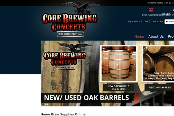 Shore theme site design template sample