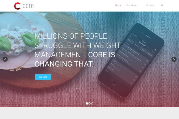 TheFox theme site design template sample