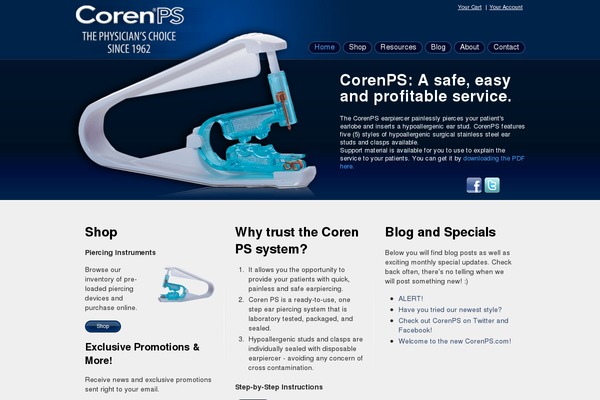 corenps.com site used Coren