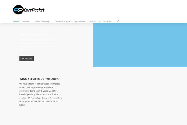 Site using Salient-social plugin