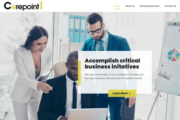 Total theme site design template sample