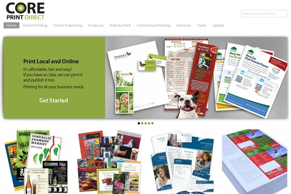 coreprintdirect.com site used Travelblogger