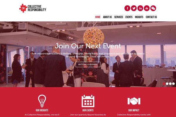 Cr theme site design template sample