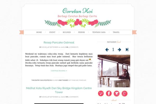 Elizabeth theme site design template sample