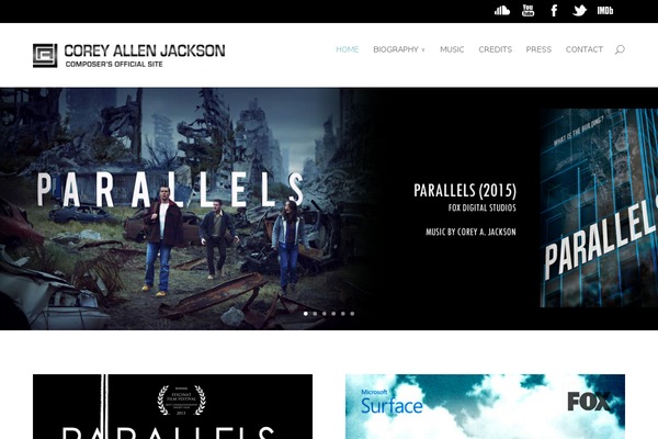 Site using EP Social Widget plugin