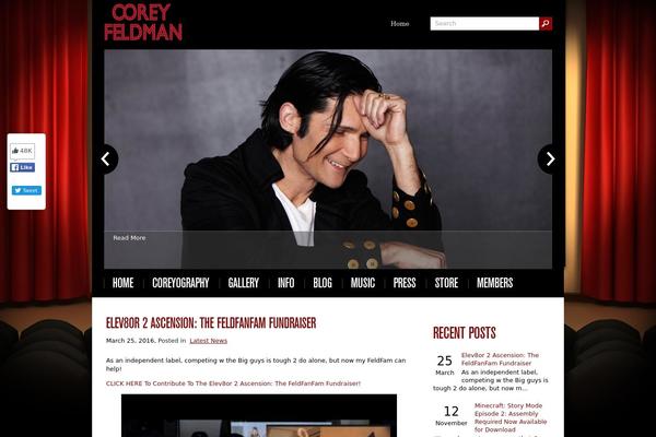 Cinemalounge theme site design template sample
