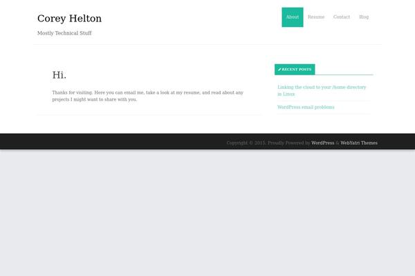 Inception theme site design template sample
