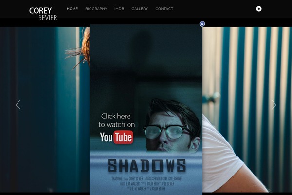 coreysevier.com site used Core