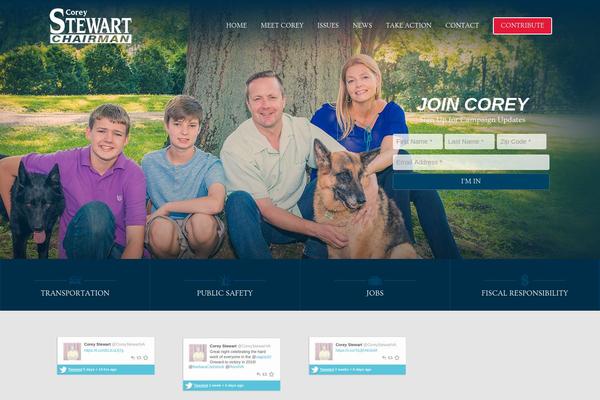 coreystewart.com site used Coreystewart2015