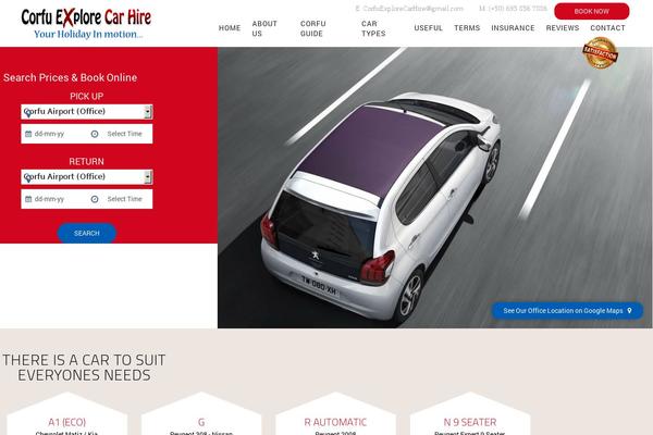 Explore theme site design template sample