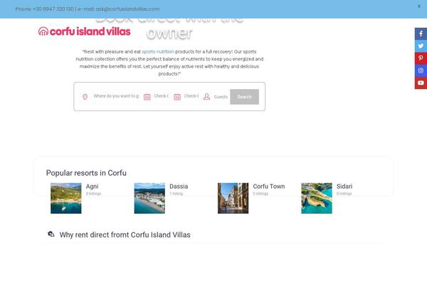 Wprentals theme site design template sample