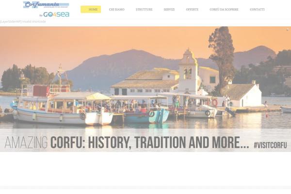Trendy Travel theme site design template sample
