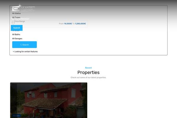Realhomes Child theme site design template sample