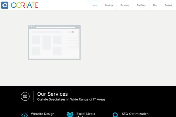 WordPress website example screenshot