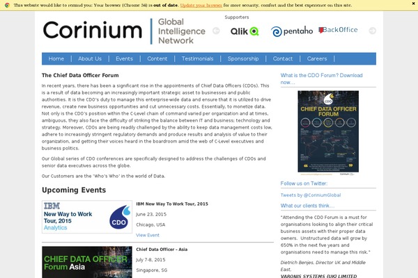 coriniumintelligence.com site used Expoengine