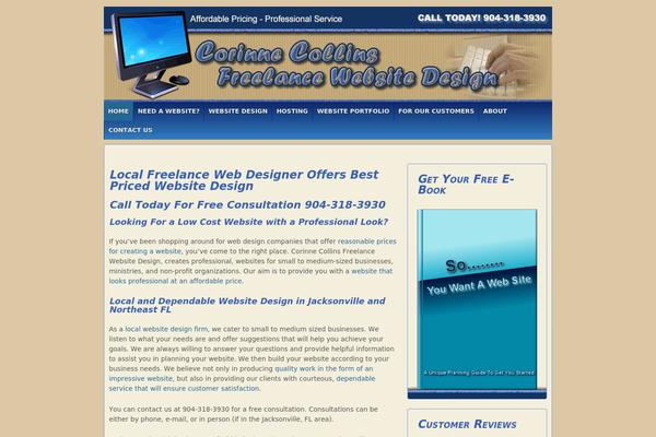 corinnecollins.com site used Highstarter