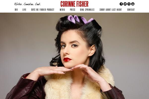 corinnefisher.com site used Regina Lite
