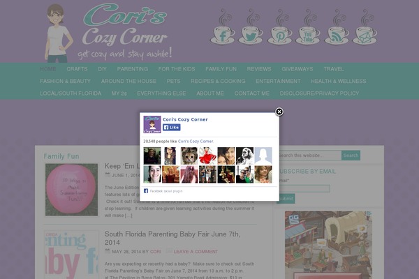 Magazine theme site design template sample