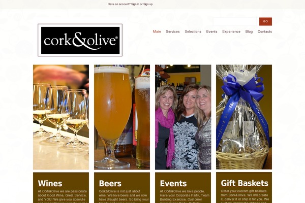 corkandoliveonline.com site used Theme2002