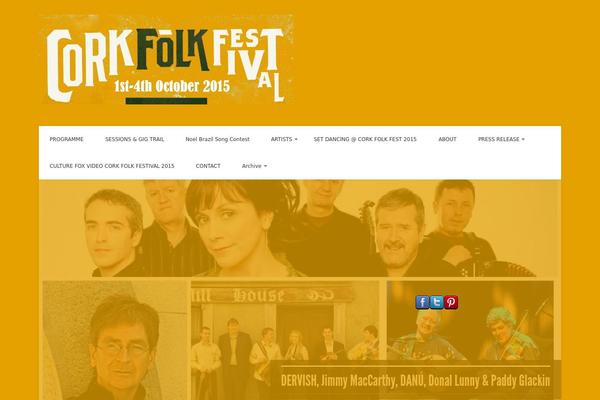 Acoustic theme site design template sample