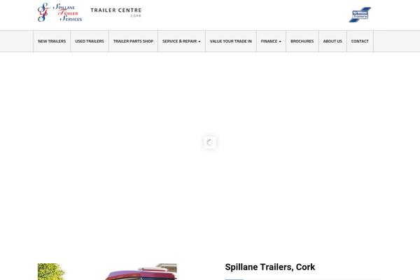 Trucking theme site design template sample