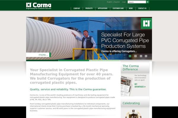 corma.com site used Corma2011