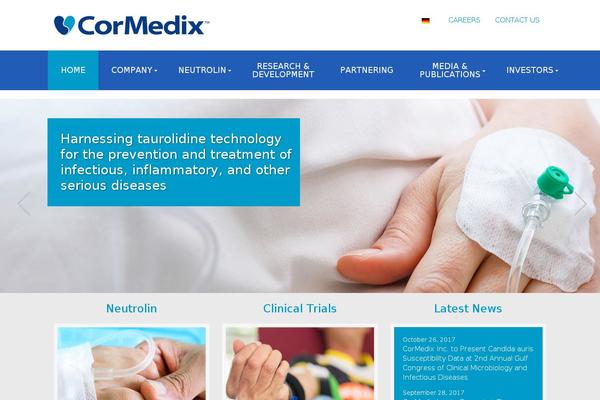 cormedix.com site used Cormedix