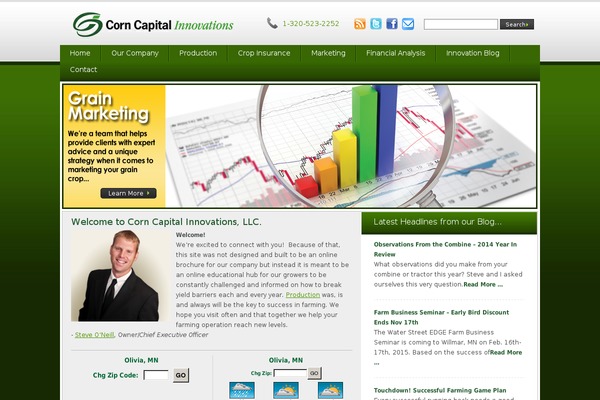Cci theme site design template sample