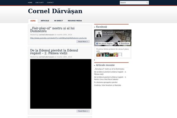 Elegant News theme site design template sample