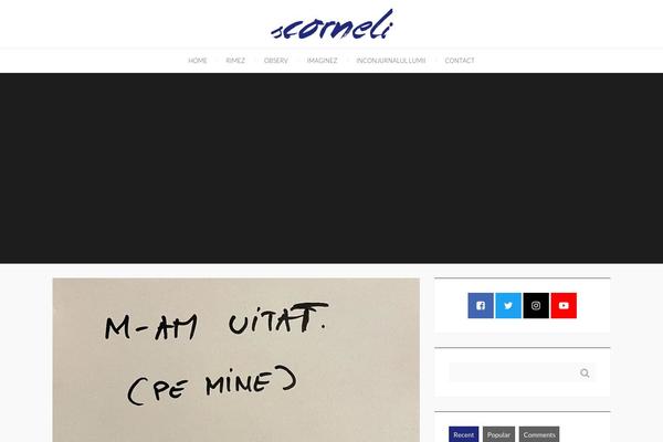 Personal theme site design template sample