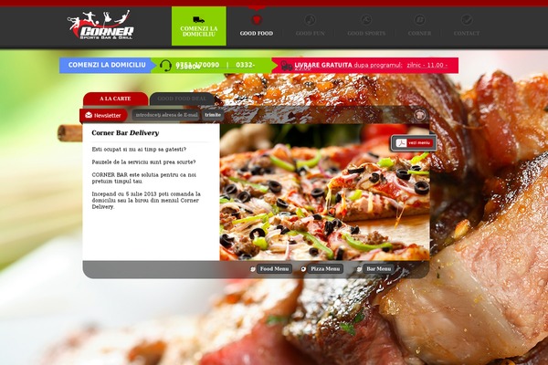 Sistina theme site design template sample