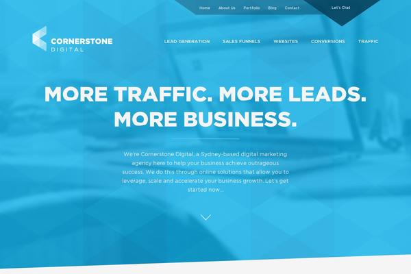 cornerstone-digital.com.au site used Cornerstone