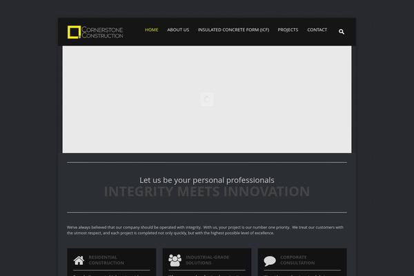 cornerstoneconstruction.com site used Maxon