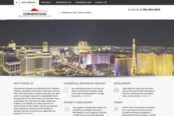 cornerstonecre.com site used Realto_1_4_1