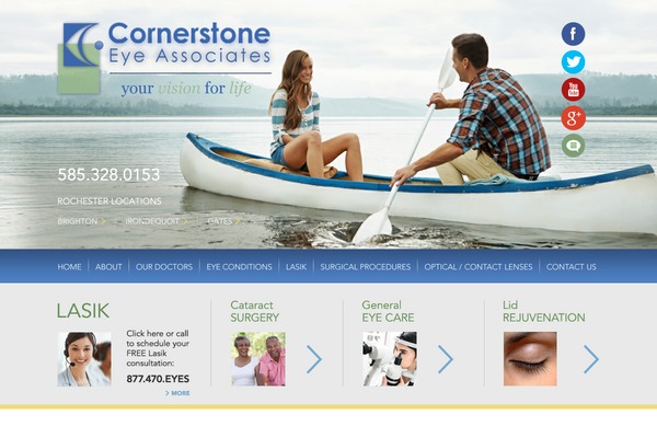 cornerstoneeye.com site used Cornerstoneeyeassociates