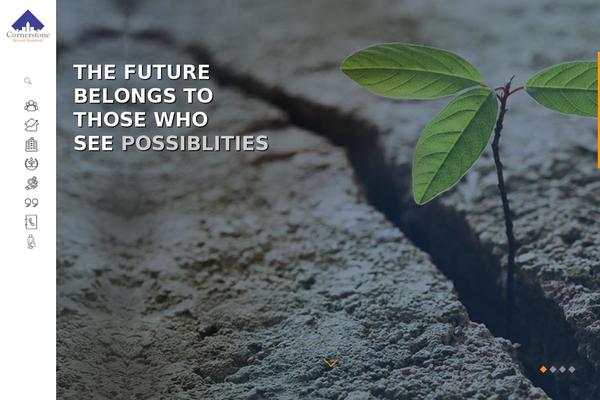 Cornerstone theme site design template sample