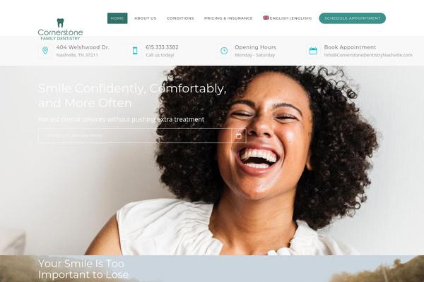 Dentalia theme site design template sample