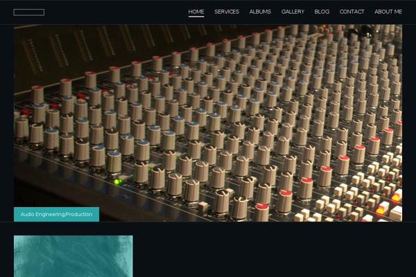 Metric theme site design template sample
