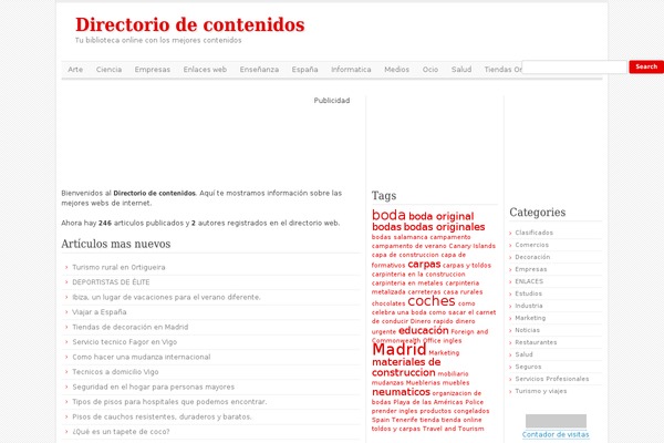 Flat-Sky theme site design template sample