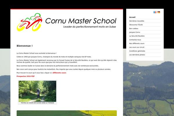 Cms theme site design template sample